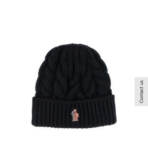 Moncler cable knit beanie
